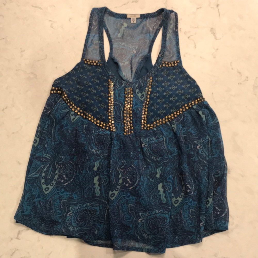 Paisley Embellished Tank